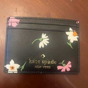 Kate Spade NWT Card Holder - floral waltz pattern